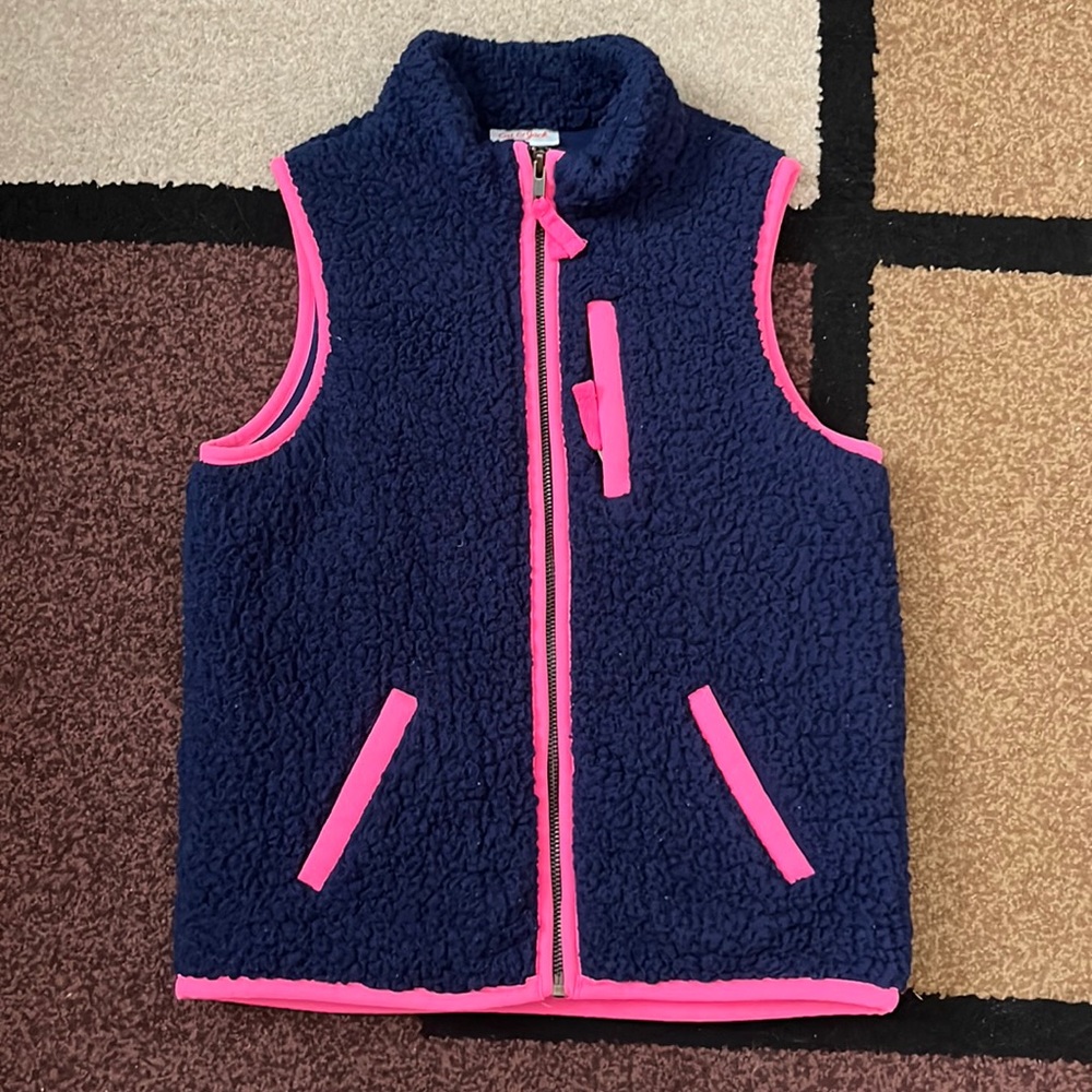 Cat & Jack - Girls Sherpa Vest - Size M (7/8)
